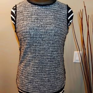 NWOT Banana Republic Black Mix Vest